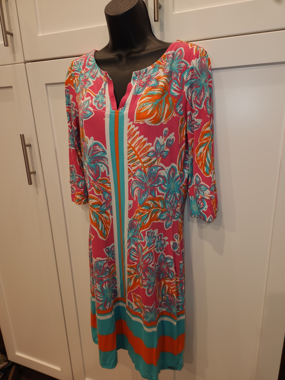 🍉Hatley Pink and Teal Paisley Dress